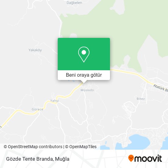 Gözde Tente Branda harita