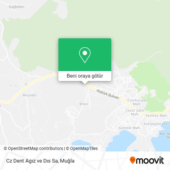Cz Dent Agız ve Dıs Sa harita