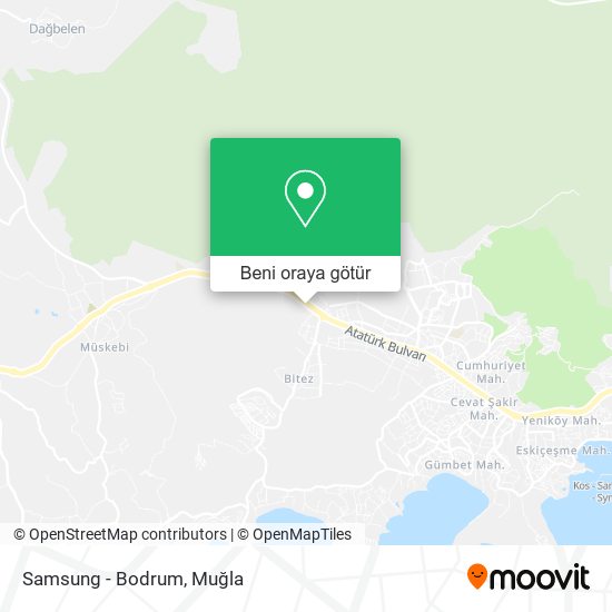 Samsung - Bodrum harita