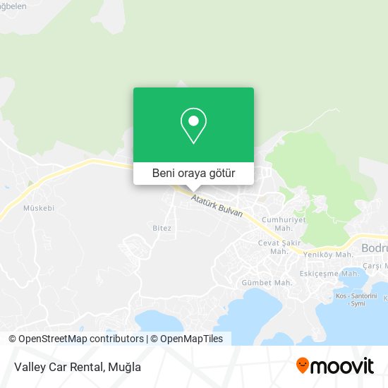 Valley Car Rental harita