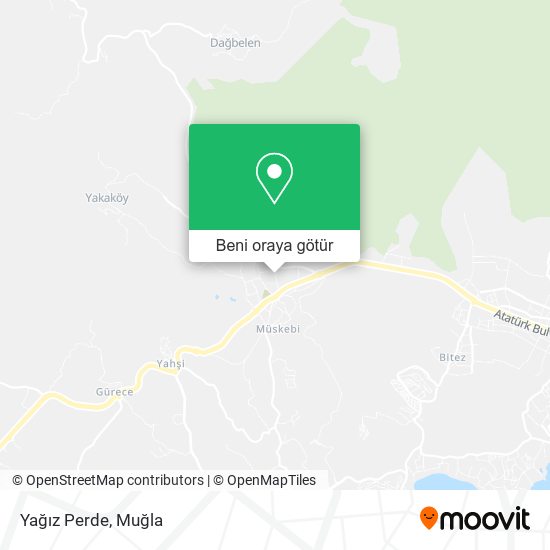 Yağız Perde harita