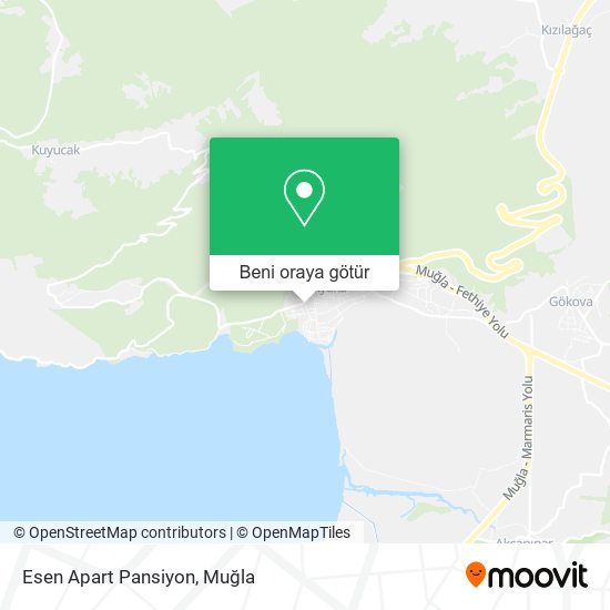 Esen Apart Pansiyon harita