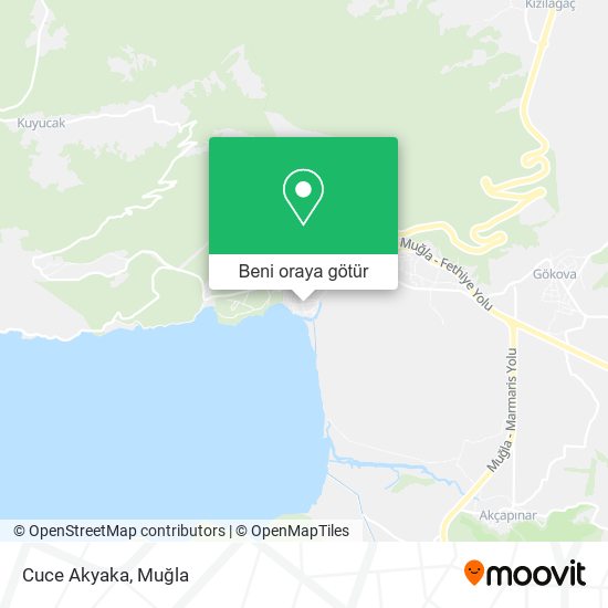 Cuce Akyaka harita