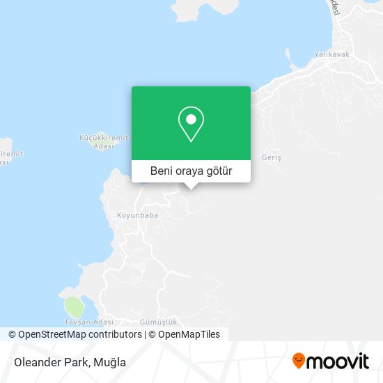 Oleander Park harita