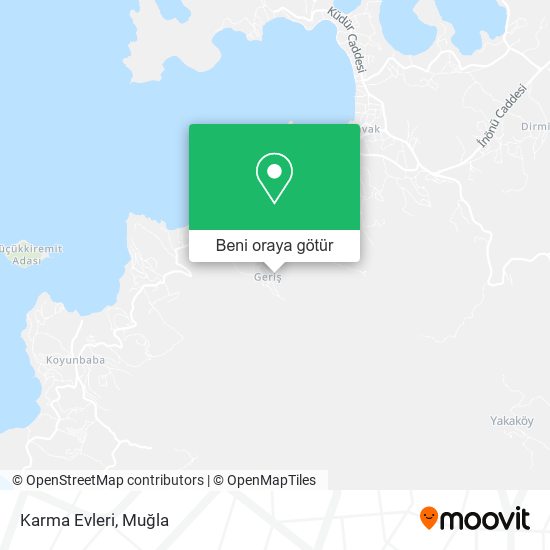 Karma Evleri harita