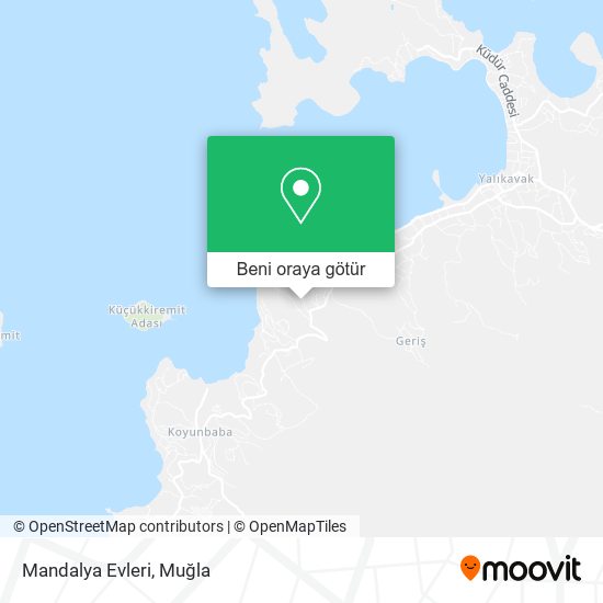 Mandalya Evleri harita