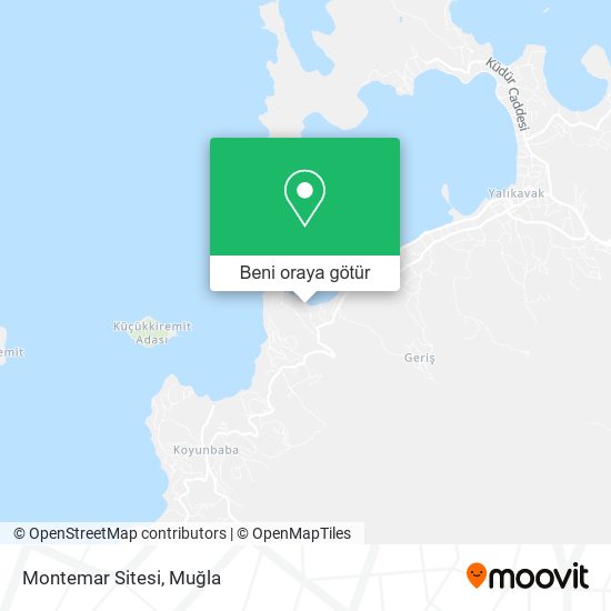 Montemar Sitesi harita
