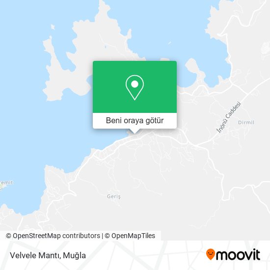 Velvele Mantı harita