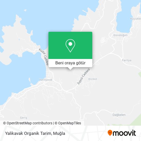 Yalikavak Organik Tarim harita