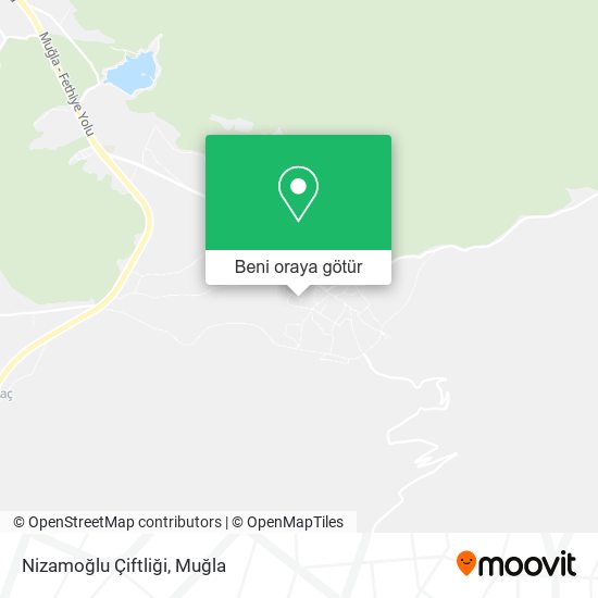 Nizamoğlu Çiftliği harita