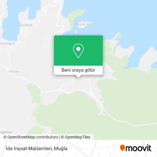 İde İnşaat Malzemleri harita