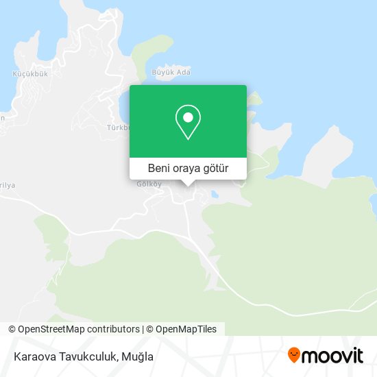Karaova Tavukculuk harita