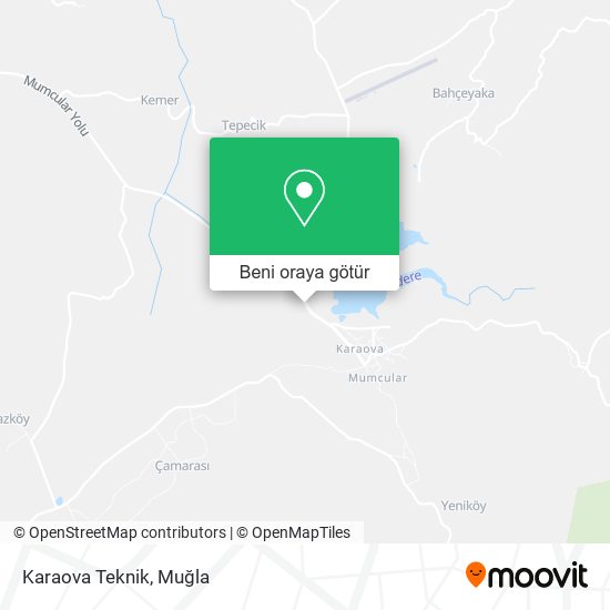 Karaova Teknik harita