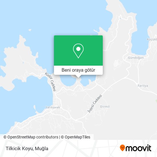 Tilkicik Koyu harita