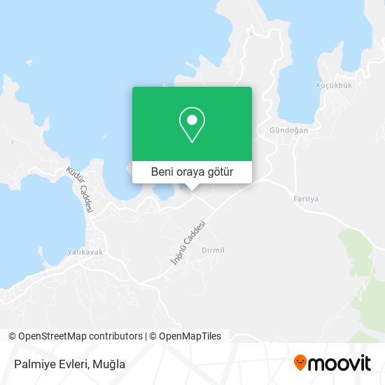 Palmiye Evleri harita