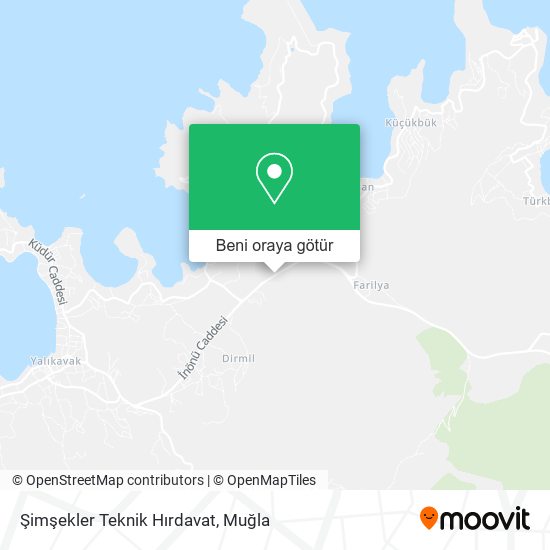 Şimşekler Teknik Hırdavat harita