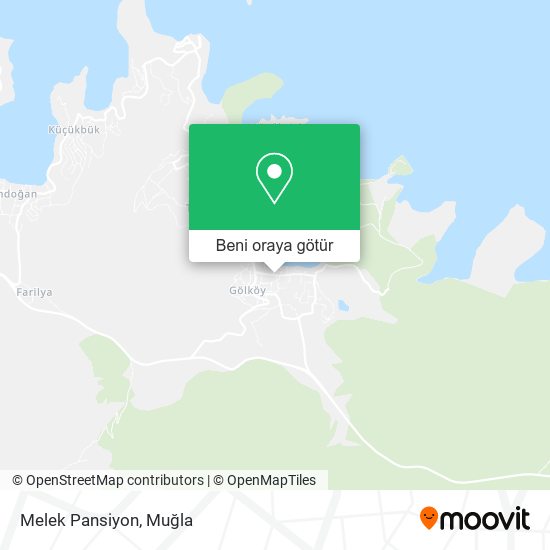 Melek Pansiyon harita