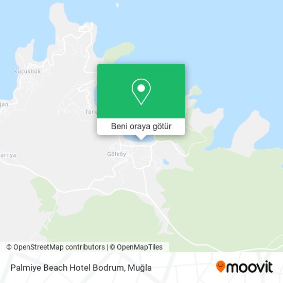 Palmiye Beach Hotel Bodrum harita