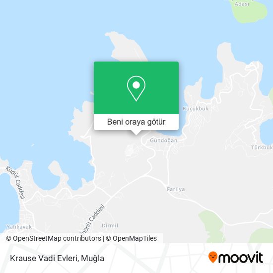 Krause Vadi Evleri harita