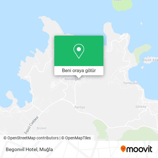 Begonvil Hotel harita