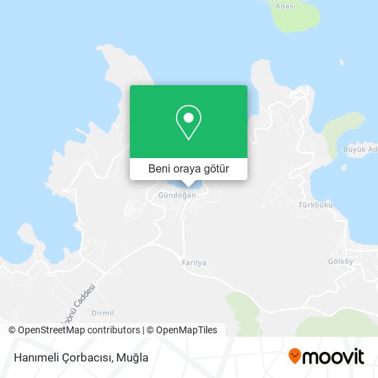 Hanımeli Çorbacısı harita
