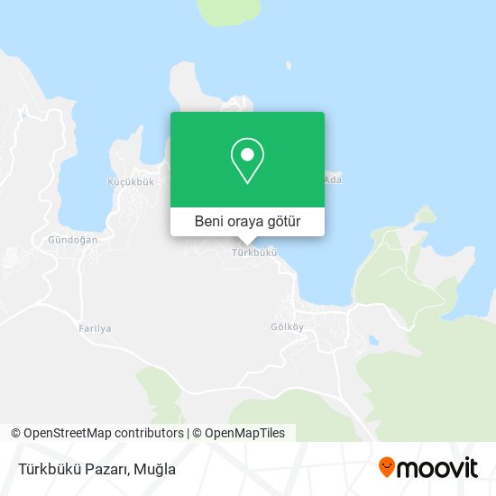 Türkbükü Pazarı harita