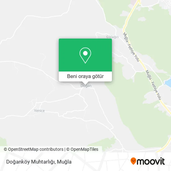 Doğanköy Muhtarlığı harita