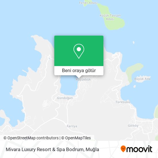 Mivara Luxury Resort & Spa Bodrum harita
