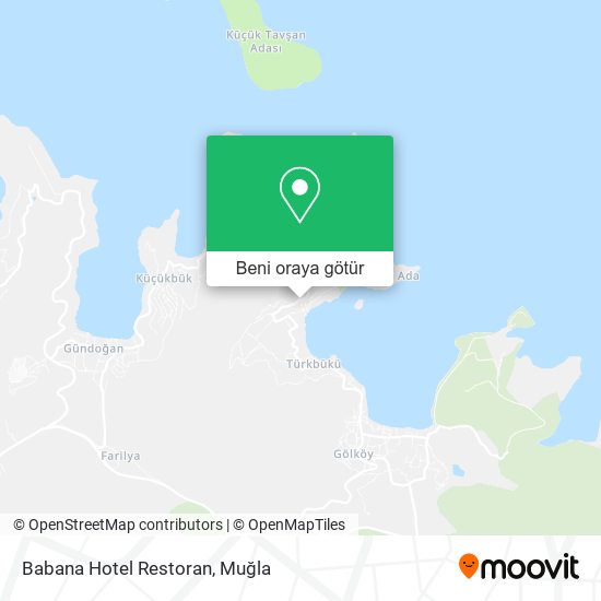 Babana Hotel Restoran harita