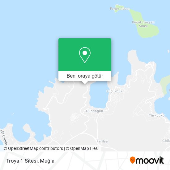 Troya 1 Sitesi harita