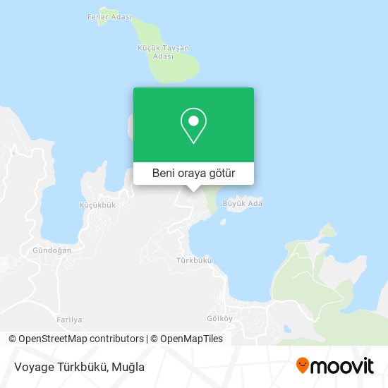Voyage Türkbükü harita
