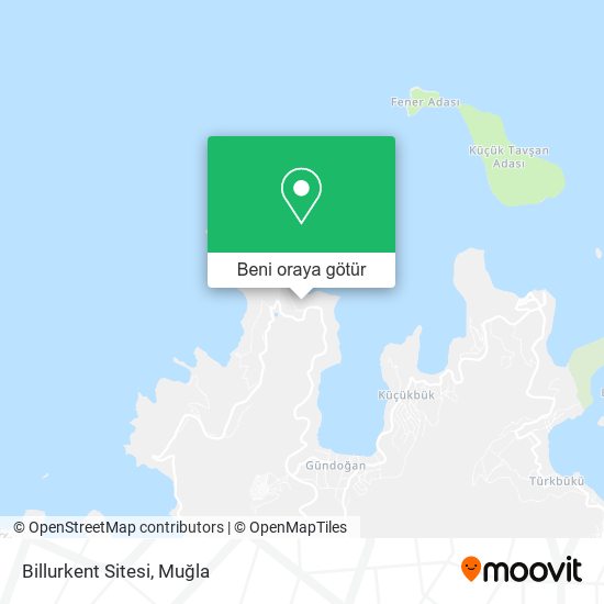 Billurkent Sitesi harita