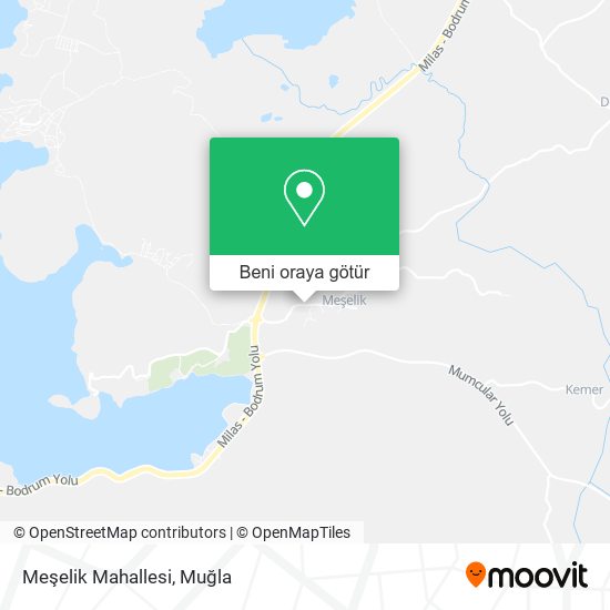 Meşelik Mahallesi harita