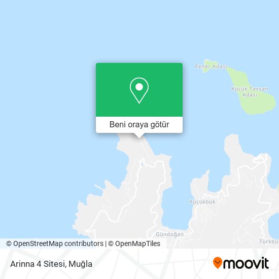 Arinna 4 Sitesi harita