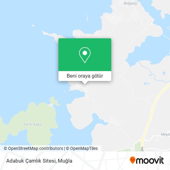 Adabuk Çamlık Sitesi harita