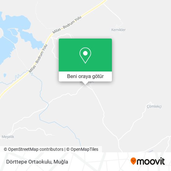 Dörttepe Ortaokulu harita