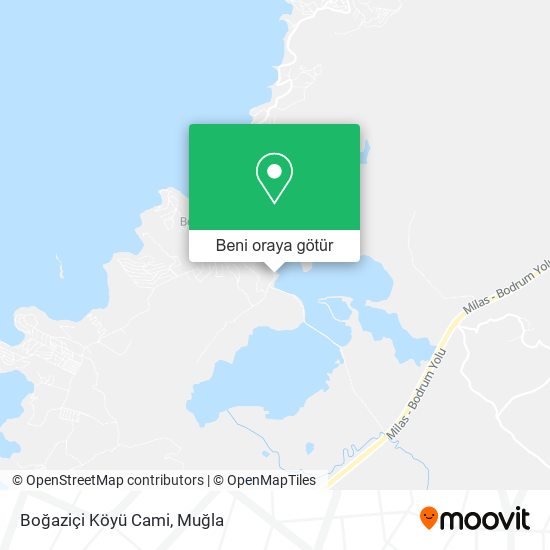 Boğaziçi Köyü Cami harita