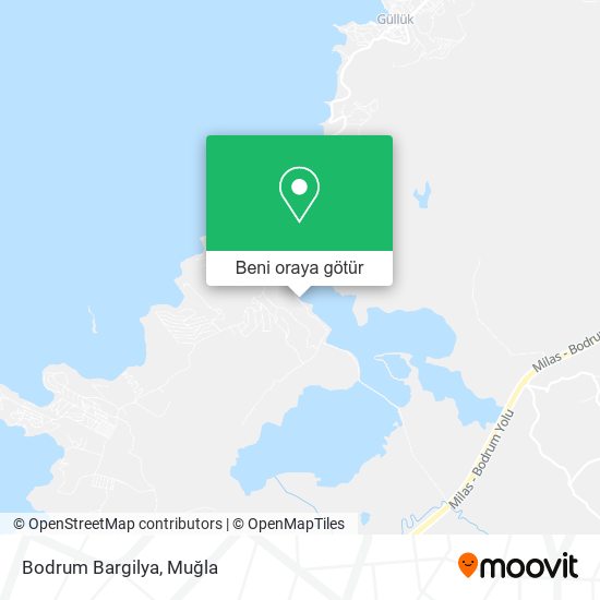 Bodrum Bargilya harita