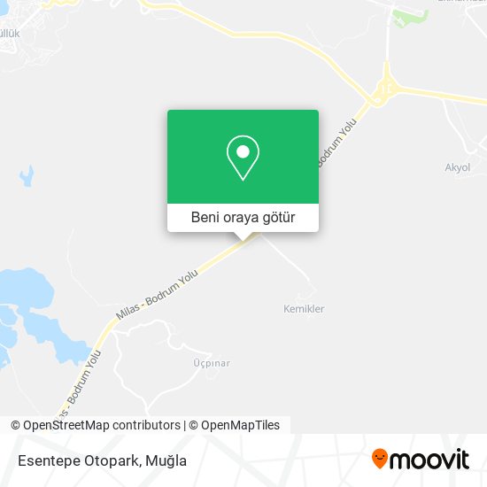 Esentepe Otopark harita