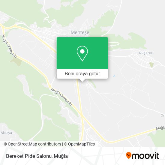 Bereket Pide Salonu harita