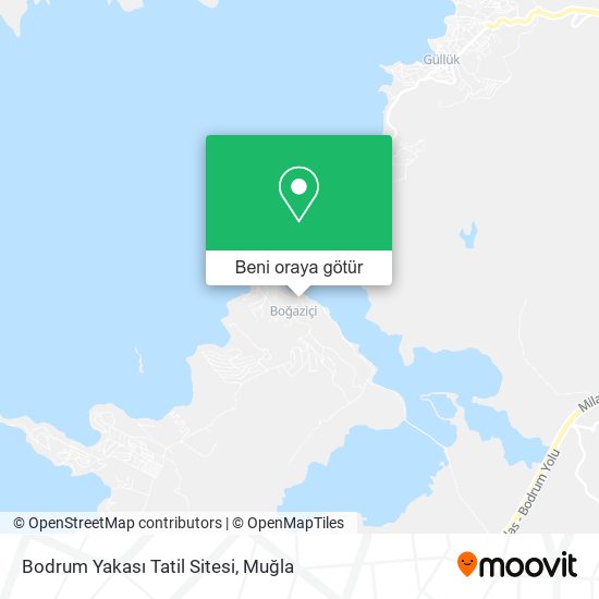 Bodrum Yakası Tatil Sitesi harita