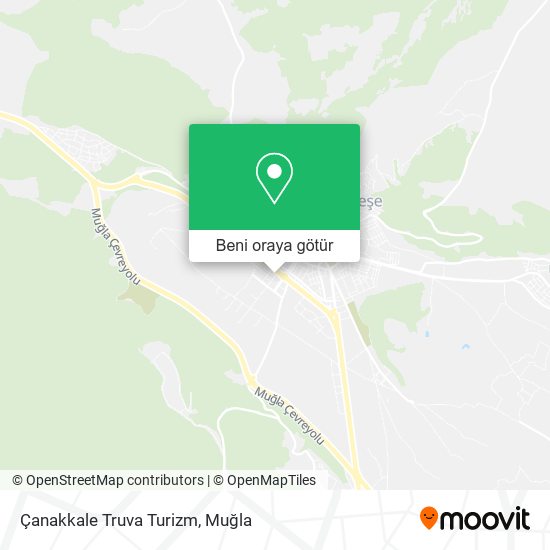 Çanakkale Truva Turizm harita