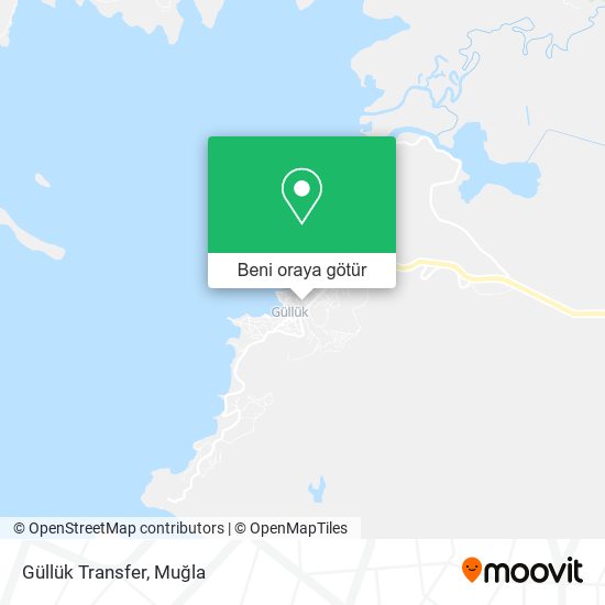 Güllük Transfer harita