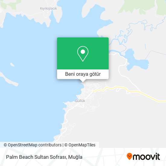 Palm Beach Sultan Sofrası harita