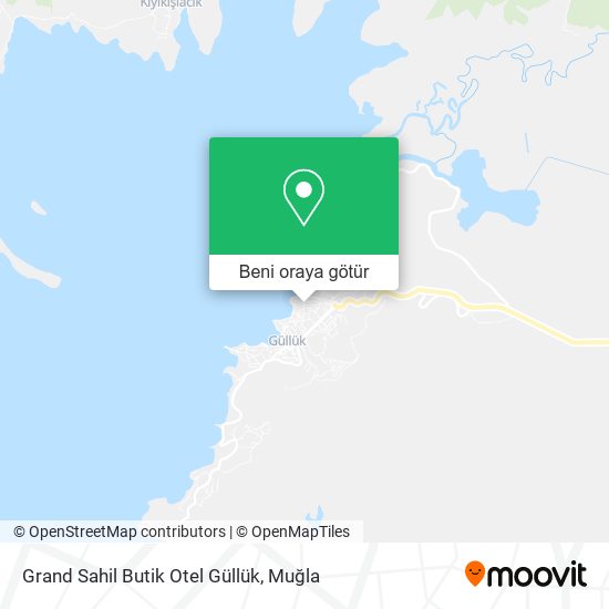 Grand Sahil Butik Otel Güllük harita