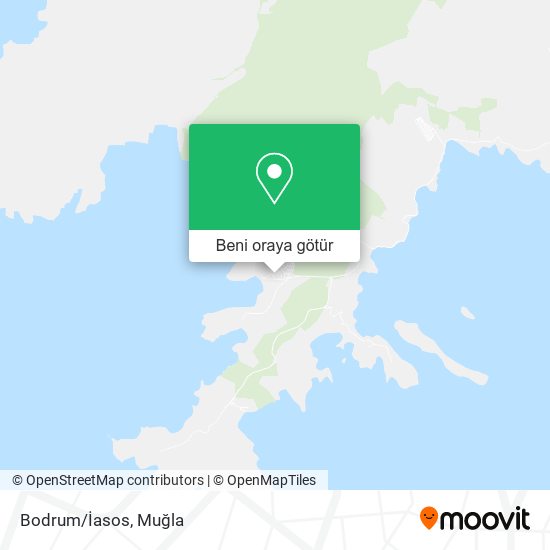 Bodrum/İasos harita