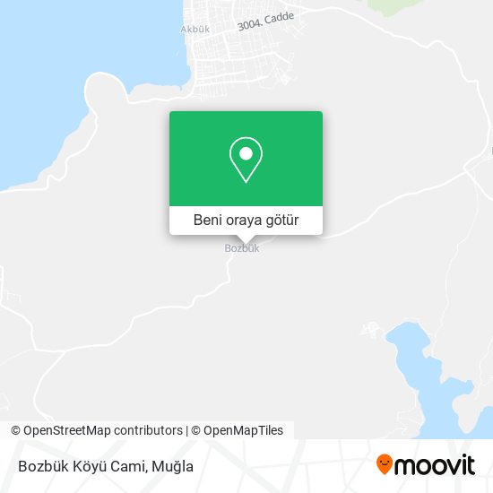 Bozbük Köyü Cami harita