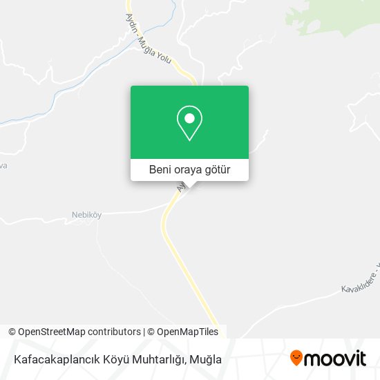 Kafacakaplancık Köyü Muhtarlığı harita
