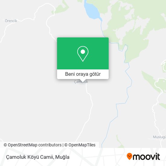 Çamoluk Köyü Camii harita