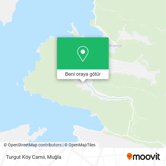 Turgut Köy Camii harita